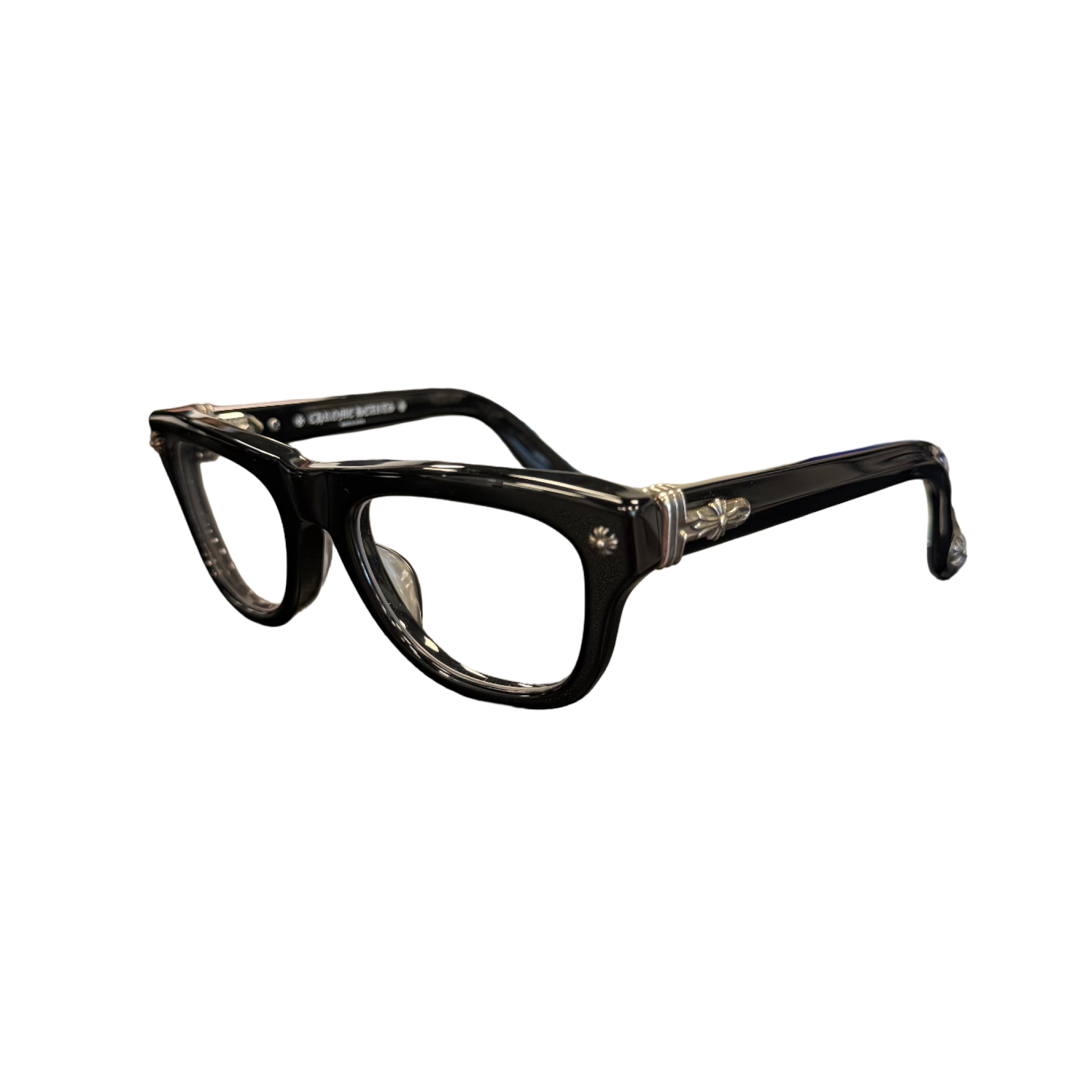 Chrome Hearts Trititsagain Glasses Black/Silver