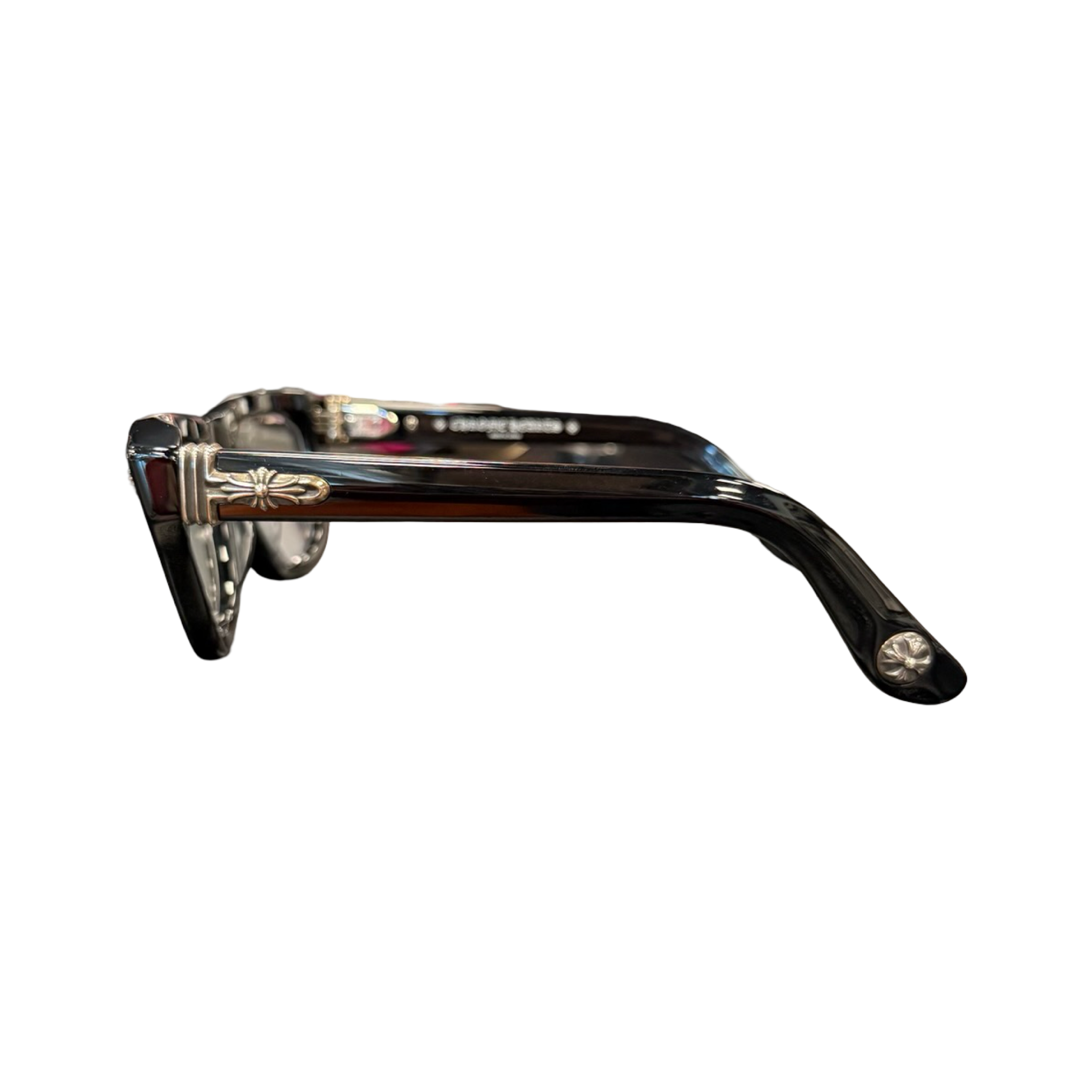 Chrome Hearts Trititsagain Glasses Black/Silver