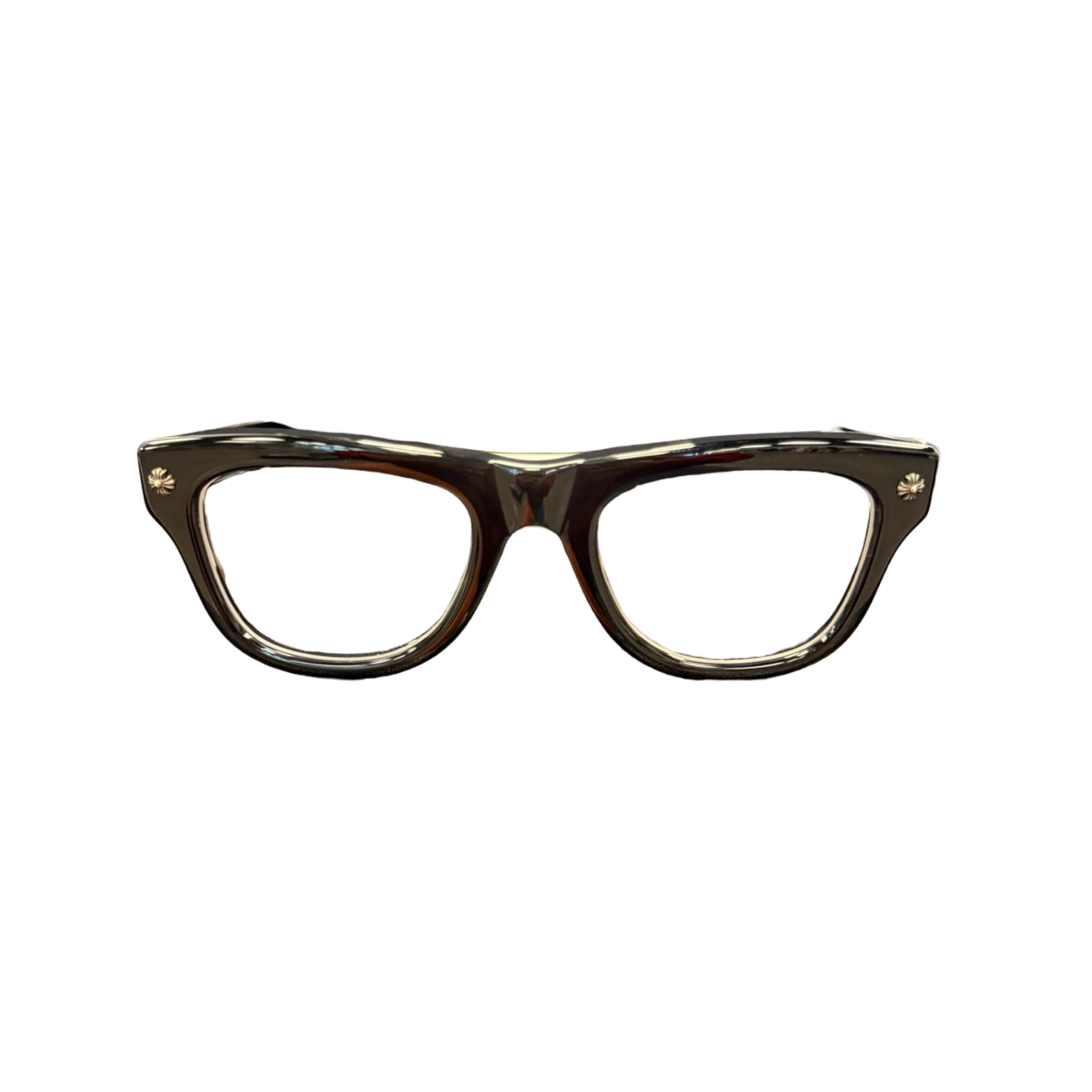 Chrome Hearts Trititsagain Glasses Black/Silver