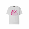 Louis Vuitton Flower Logo Intarsia White/Pink Tee