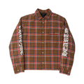 Chrome Hearts Padded Work Dog Flannel Brown