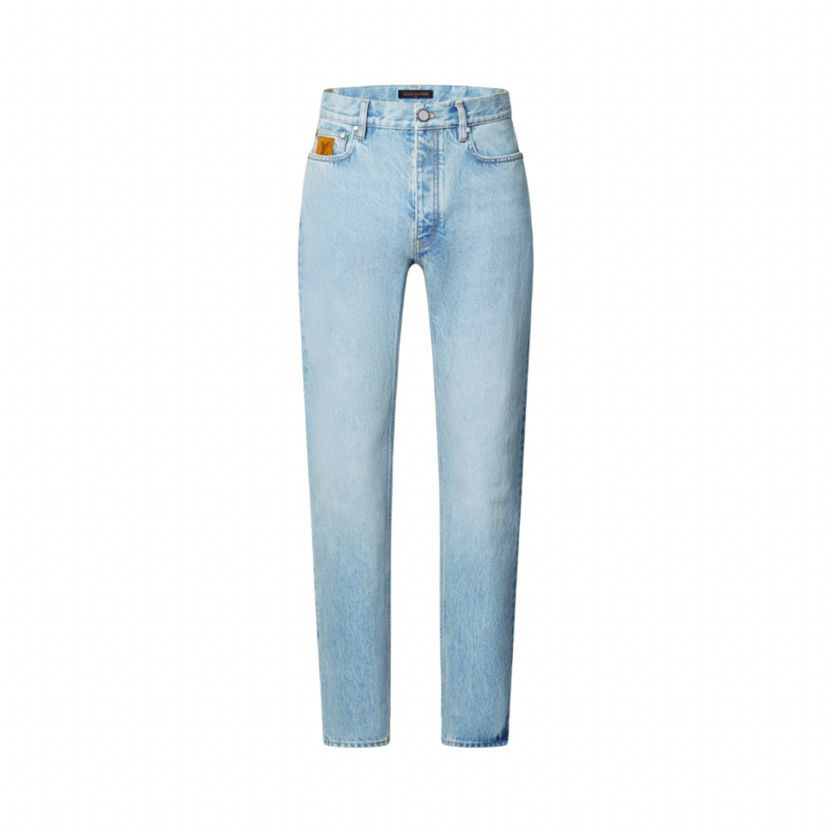 Louis Vuitton Icons Washed Slim Fit Indigo Jeans