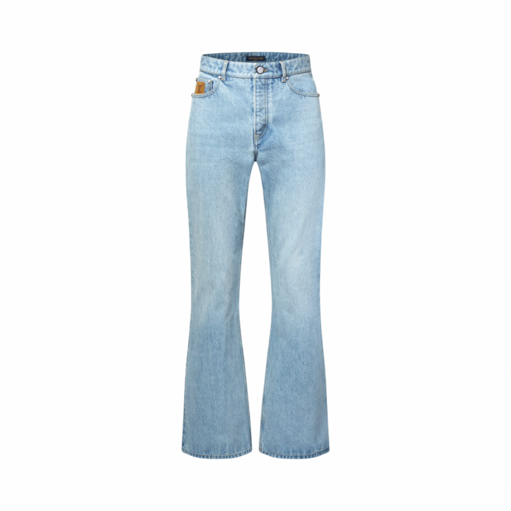 Louis Vuitton Icons Washed Indigo Flare Fit  Jeans