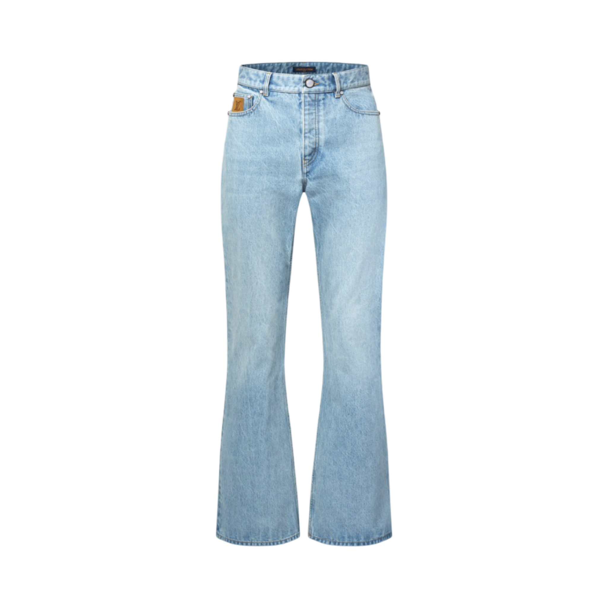 Louis Vuitton Icons Washed Indigo Flare Fit  Jeans