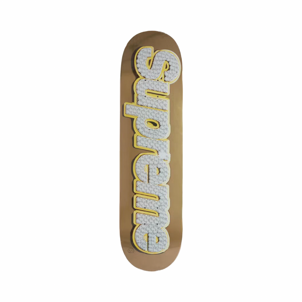 Supreme Bling Box Logo Skateboard