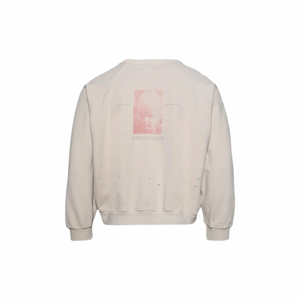 Enfants Riches Déprimés Incandescent Raglan Crewneck White