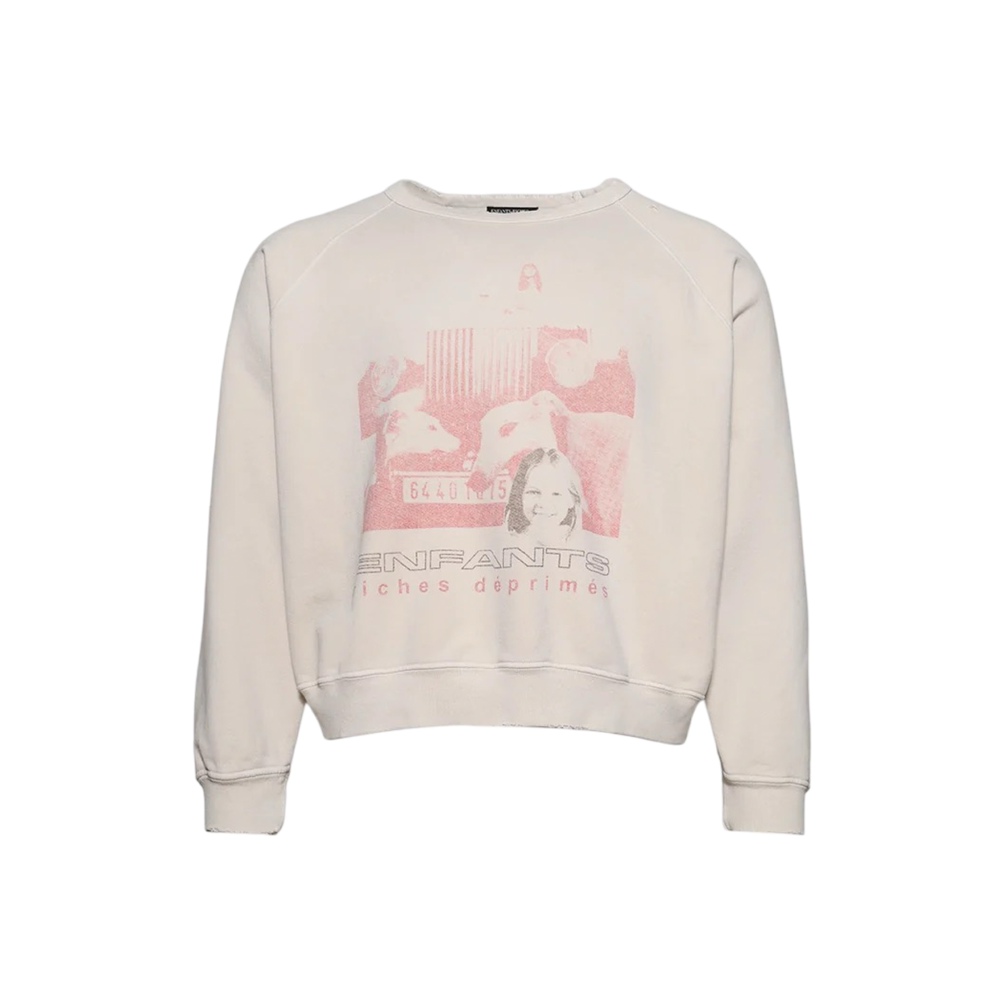 Enfants Riches Déprimés Incandescent Raglan Crewneck White
