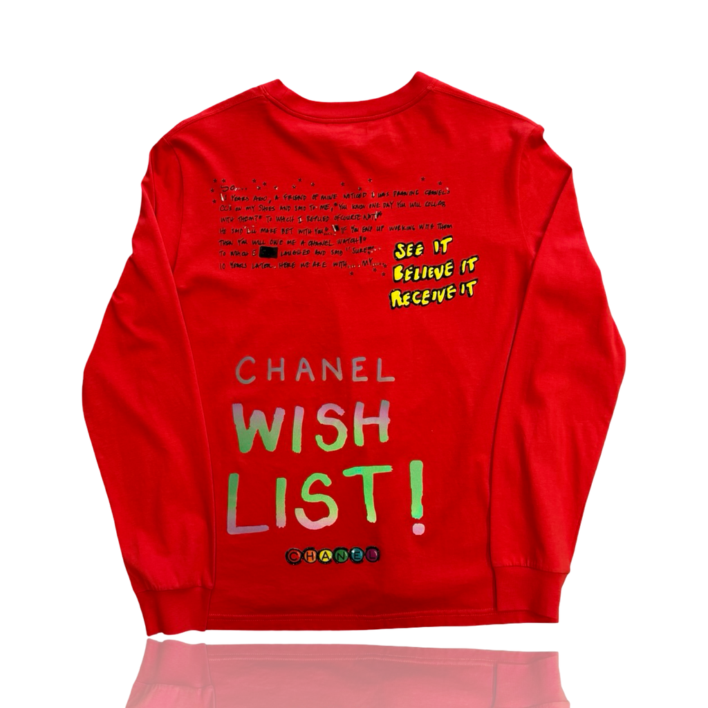 Chanel Pharrell Wish List Longsleeve Red