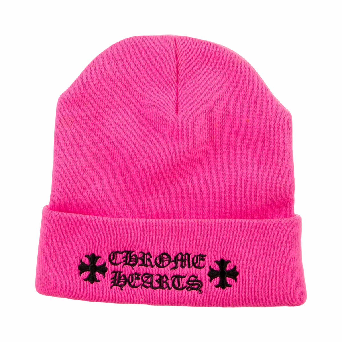 Chrome Hearts Pink/Black Watch Cap Beanie