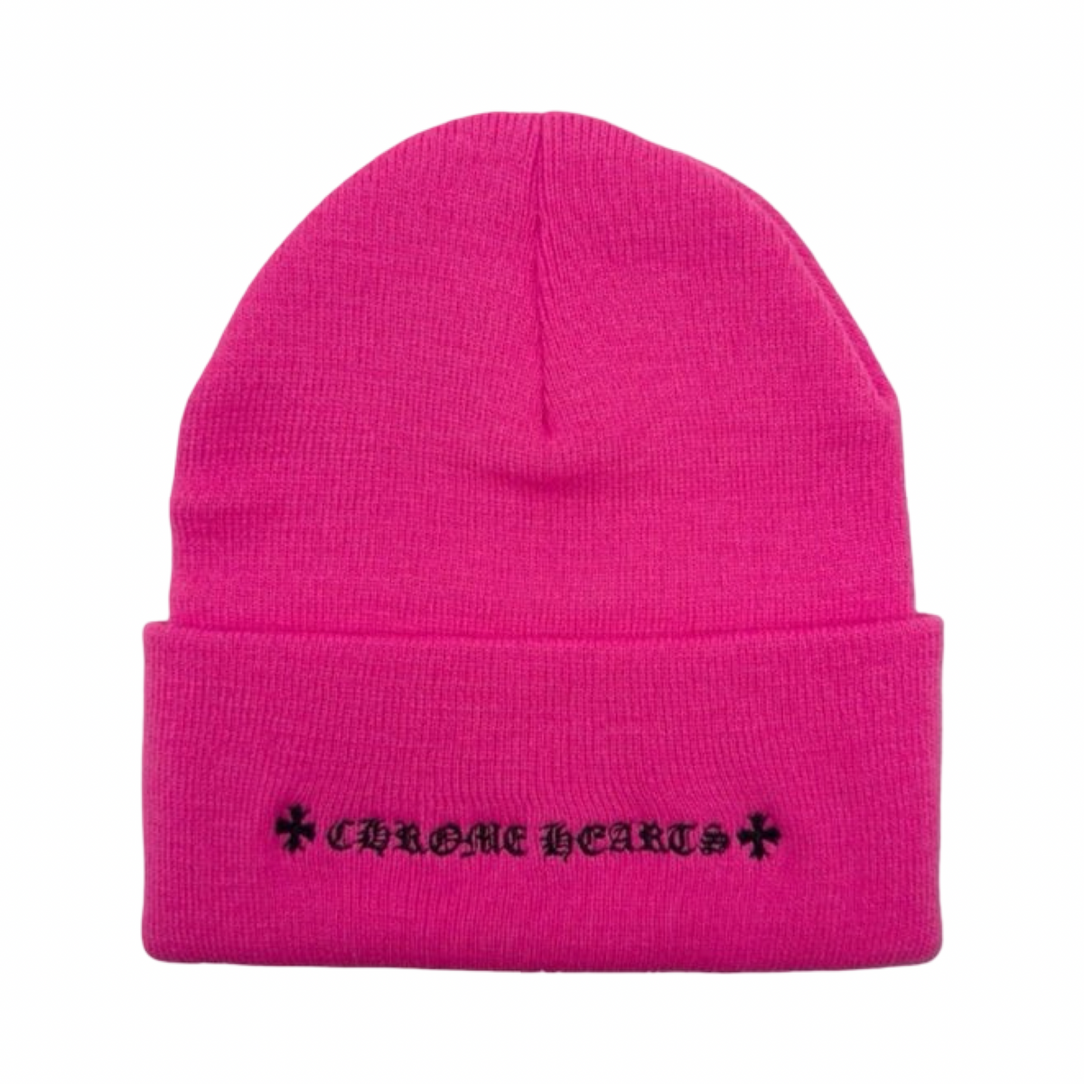 Chrome Hearts Pink/Black Watch Cap Beanie