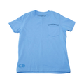 Chrome Hearts Scroll Logo Tee Blue/Black (Kids)