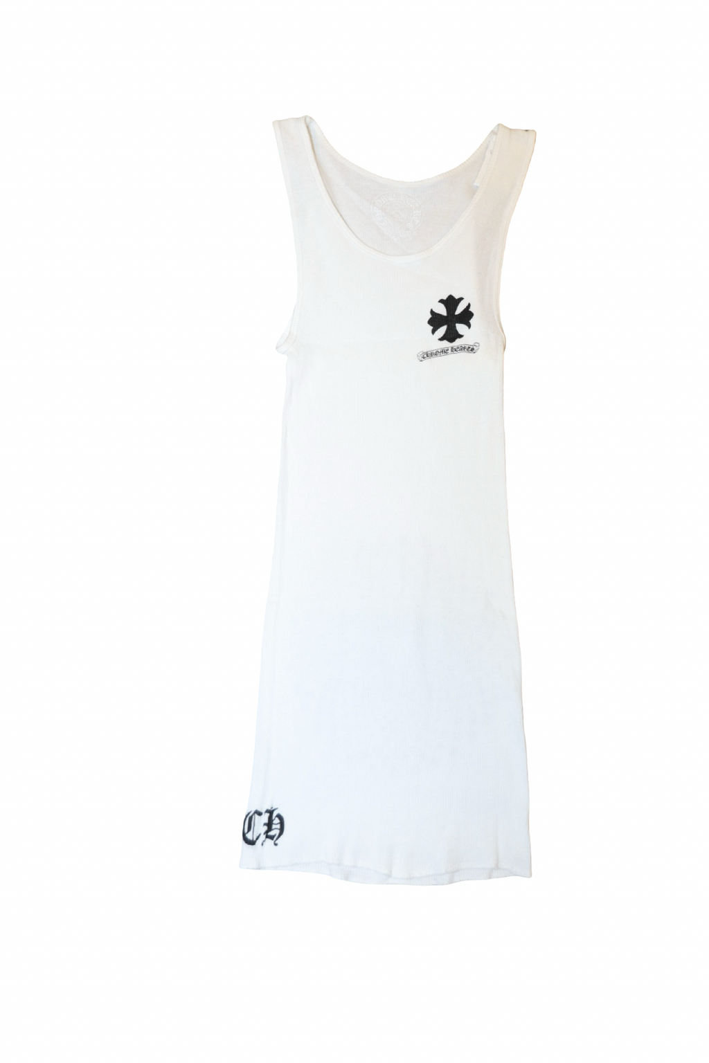Chrome Hearts Spiral Cross Tank Top White