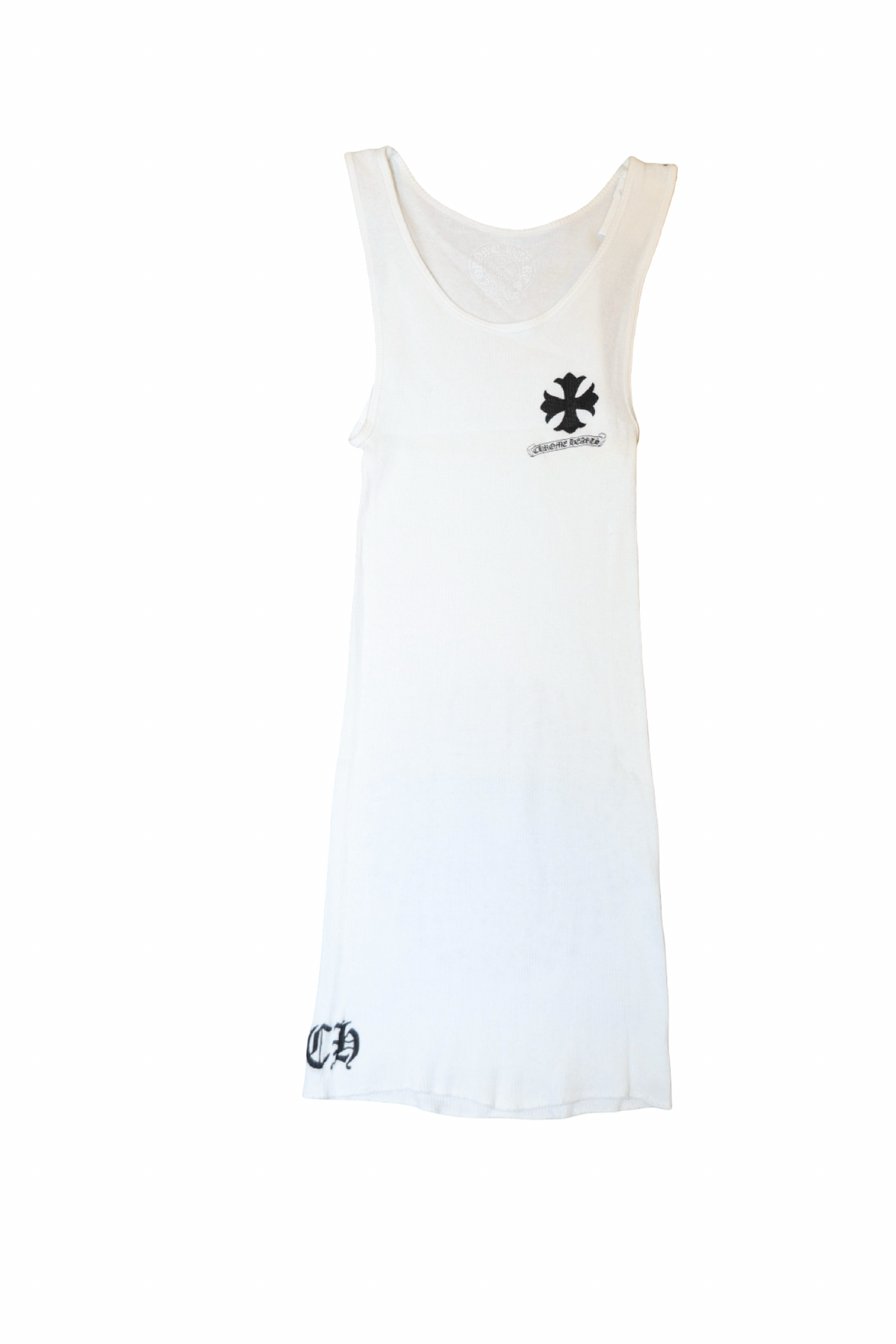 Chrome Hearts Spiral Cross Tank Top White
