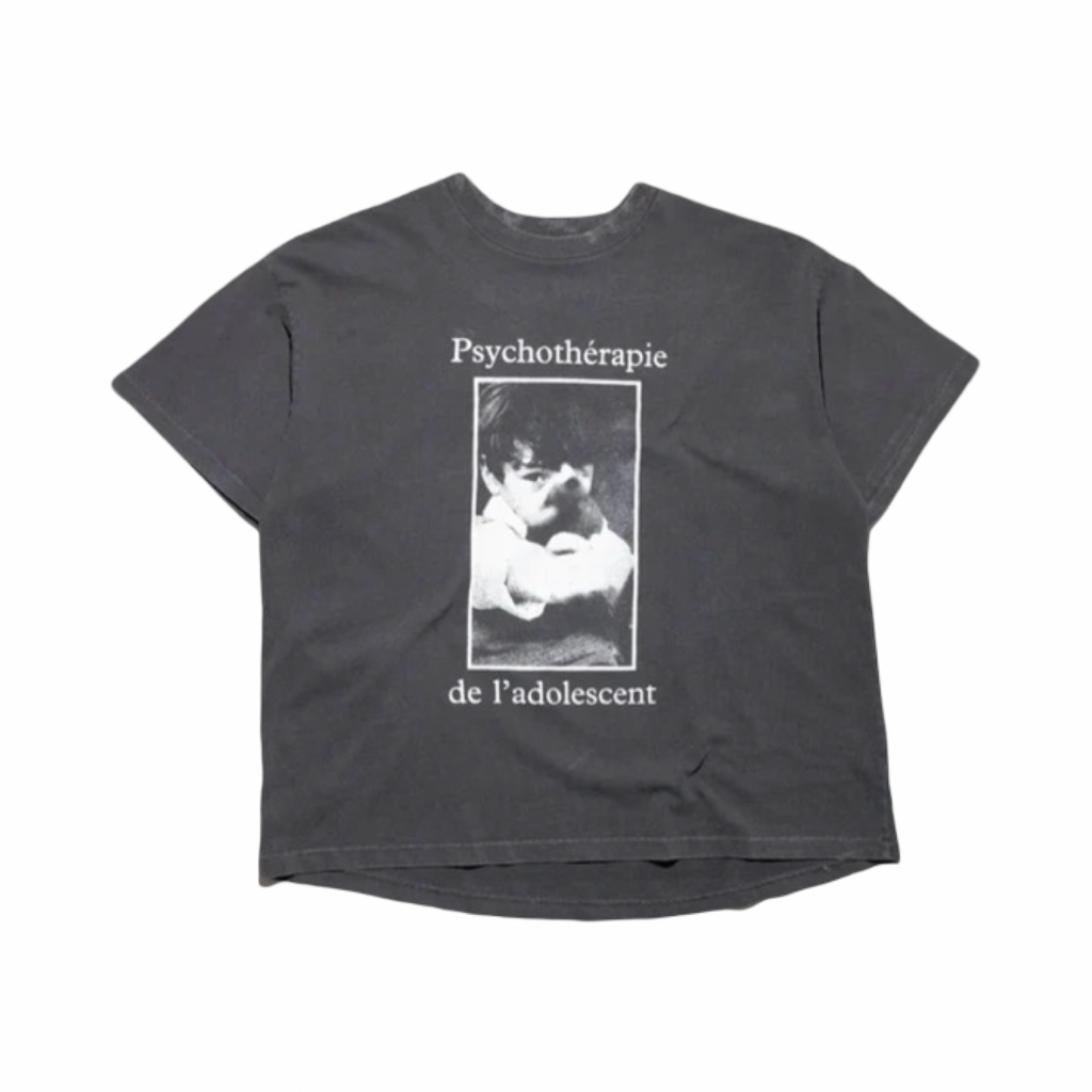 Enfants Riches Déprimés Psychothérapie De L'adolescent Tee Washed Grey