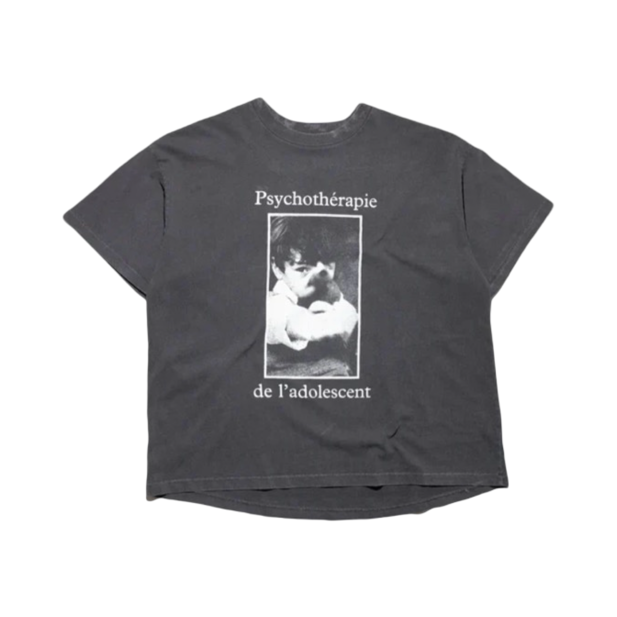 Enfants Riches Déprimés Psychothérapie De L'adolescent Tee Washed Grey