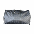 Louis Vuitton Keepall Bandouilere 55 Monogram Eclipse Duffle Black