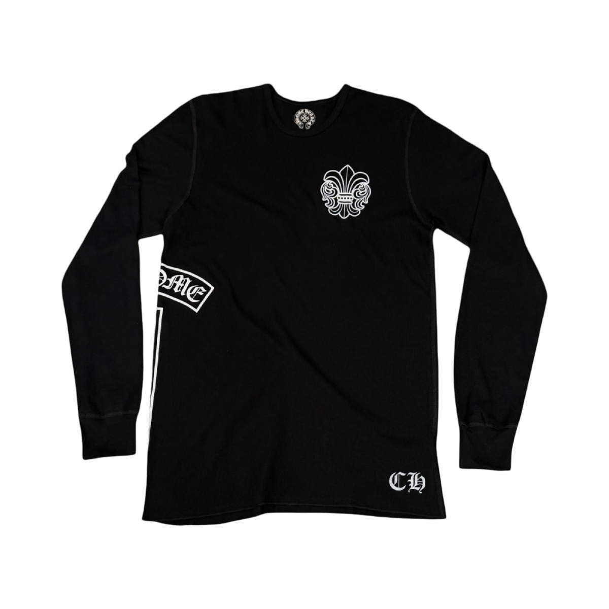 Chrome Hearts T Bar Fleur Logo Thermal Black