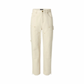 Louis Vuitton Cream Monogram Carpenter Pants