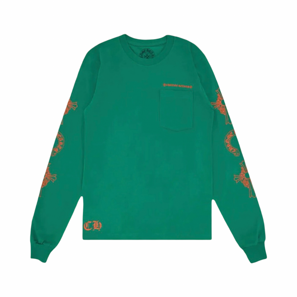 Chrome Hearts Multi Cross Horseshoe Longsleeve Green
