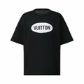 Louis Vuitton Oval Logo Intarsia Black/White Tee