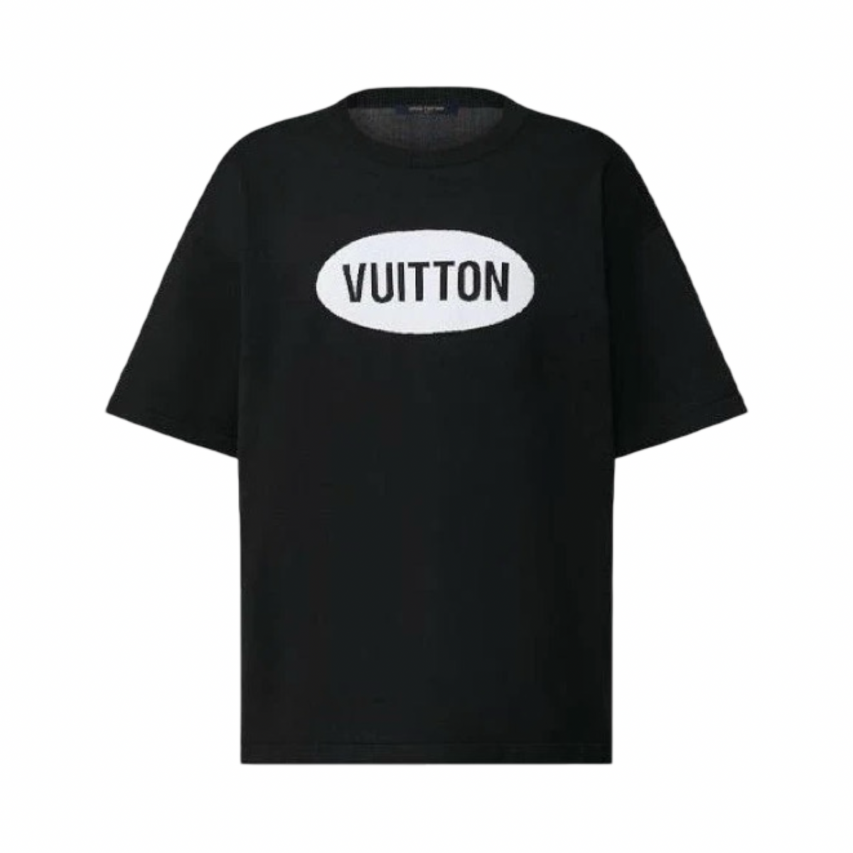 Louis Vuitton Oval Logo Intarsia Black/White Tee