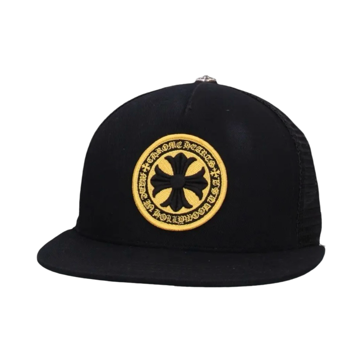 Chrome Hearts Plus Cross Seal Stamp Trucker Black