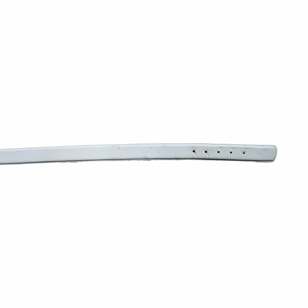 Chrome Hearts Leather Belt Strap White