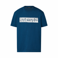 Louis Vuitton Knit Logo Blue T Shirt
