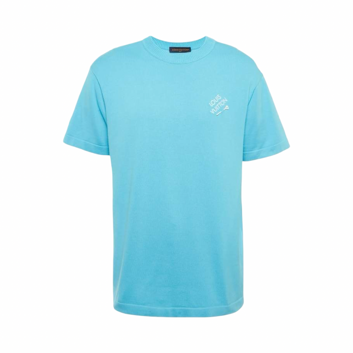 Louis Vuitton Key Logo Tee Blue