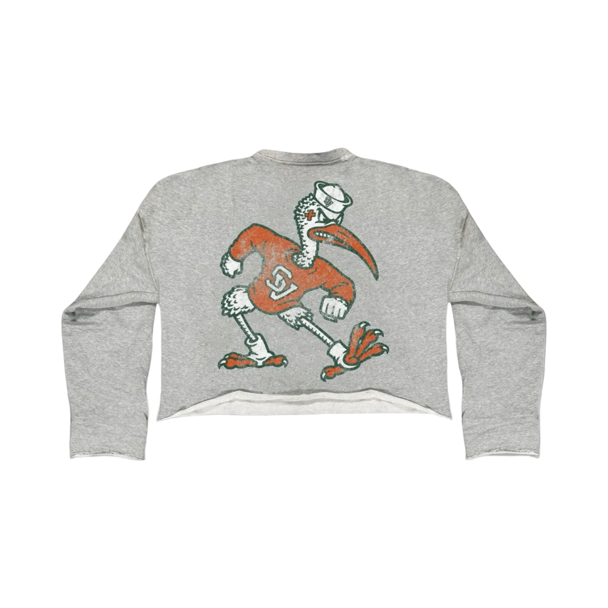 Saint Vanity Miami Hurricanes Exclusive Crewneck Grey