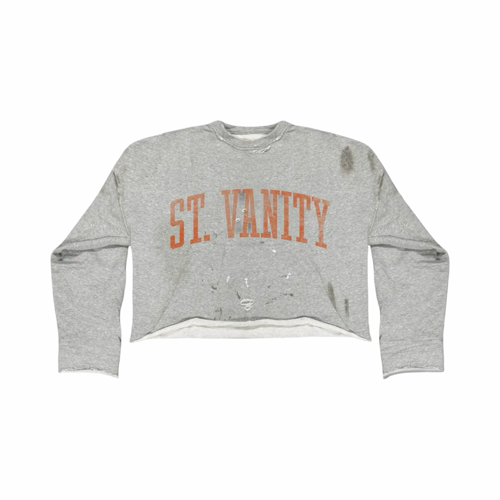 Saint Vanity Miami Hurricanes Exclusive Crewneck Grey