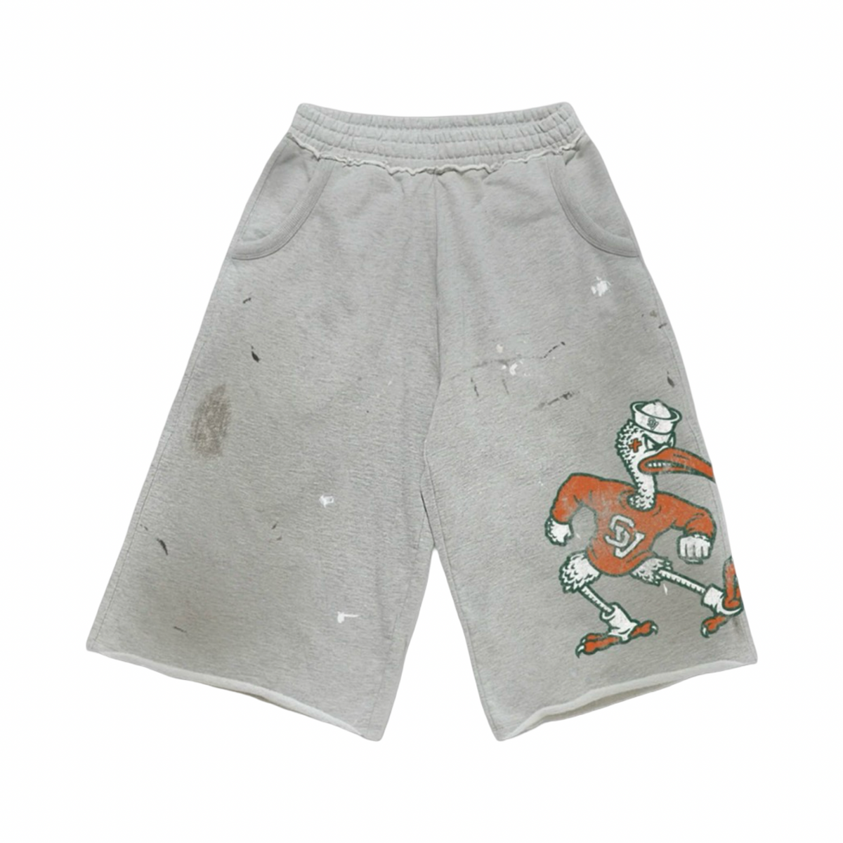 Saint Vanity Miami Hurricanes Exclusive 3/4 Shorts Grey