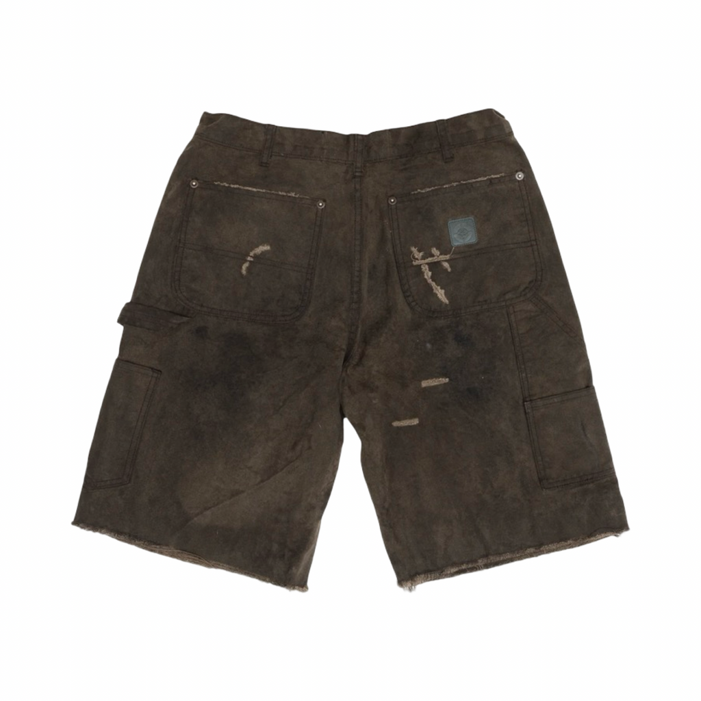 Paly Hollywood Sinned 4 Nothing Waxed Canvas Double Knee Shorts