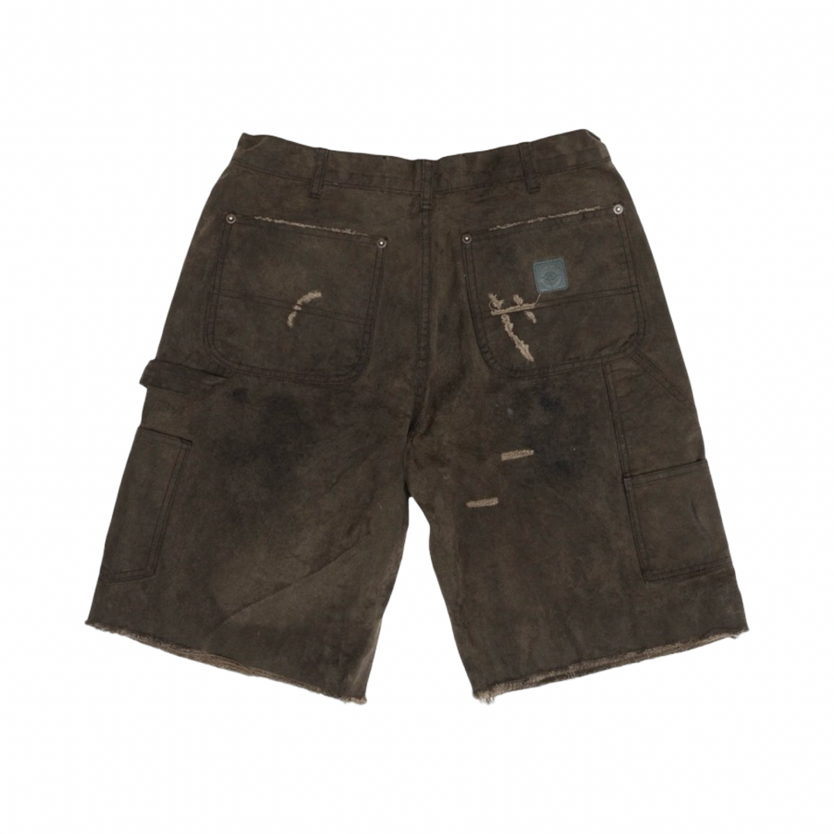 Paly Hollywood Sinned 4 Nothing Waxed Canvas Double Knee Shorts