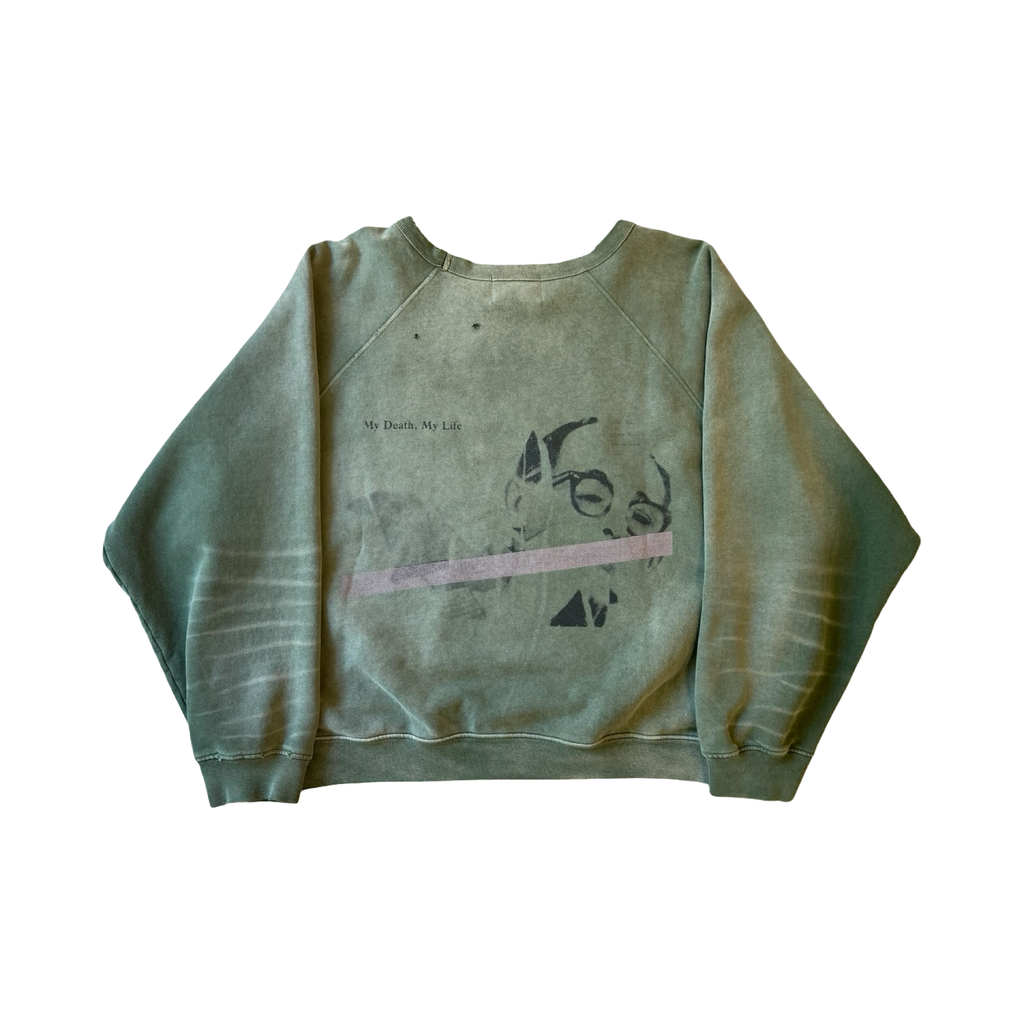 Enfants Riches Deprimes My Death My Life Crewneck Green