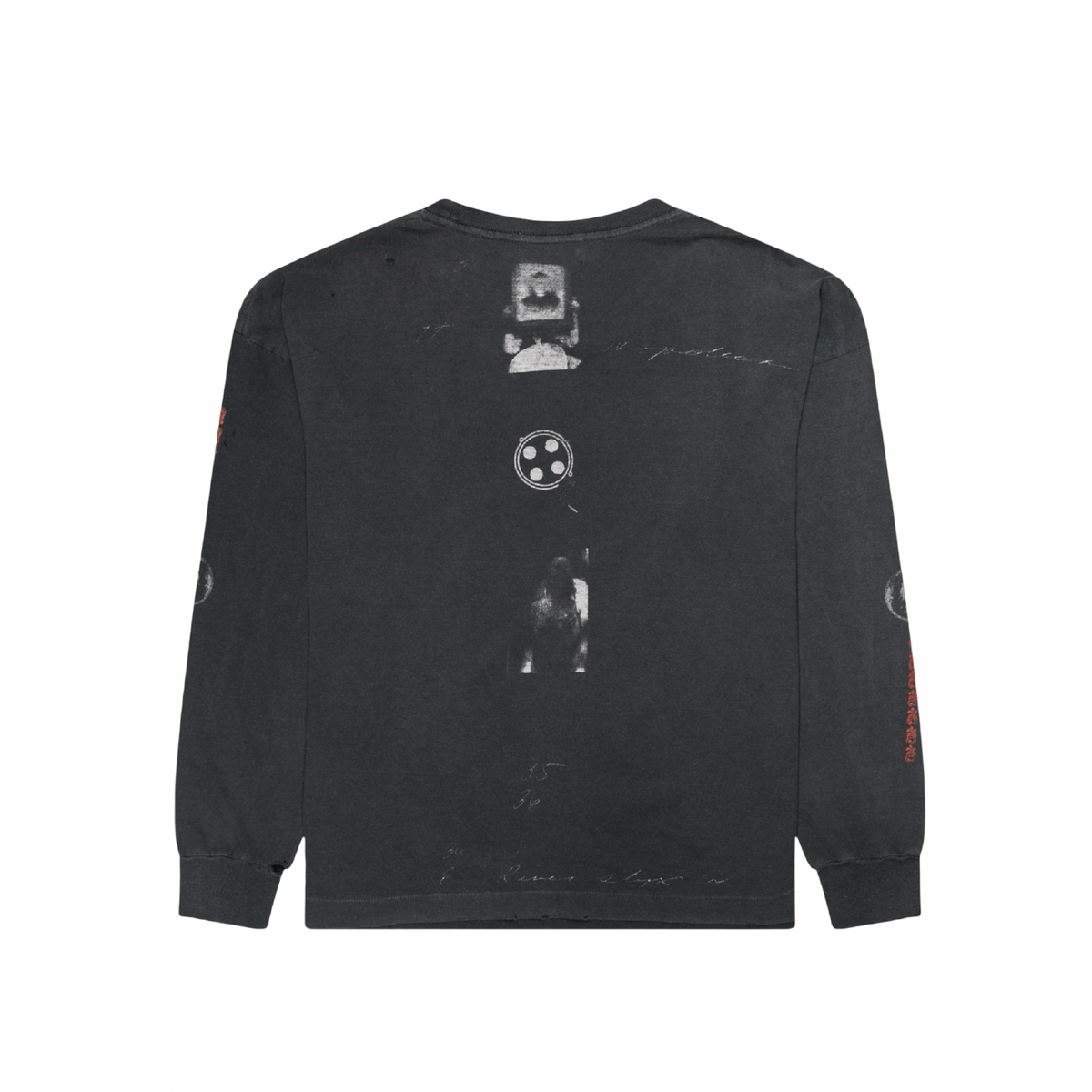 Enfants Riches Déprimés Vintage Black Bathroom Stall Graphic LongSleeve