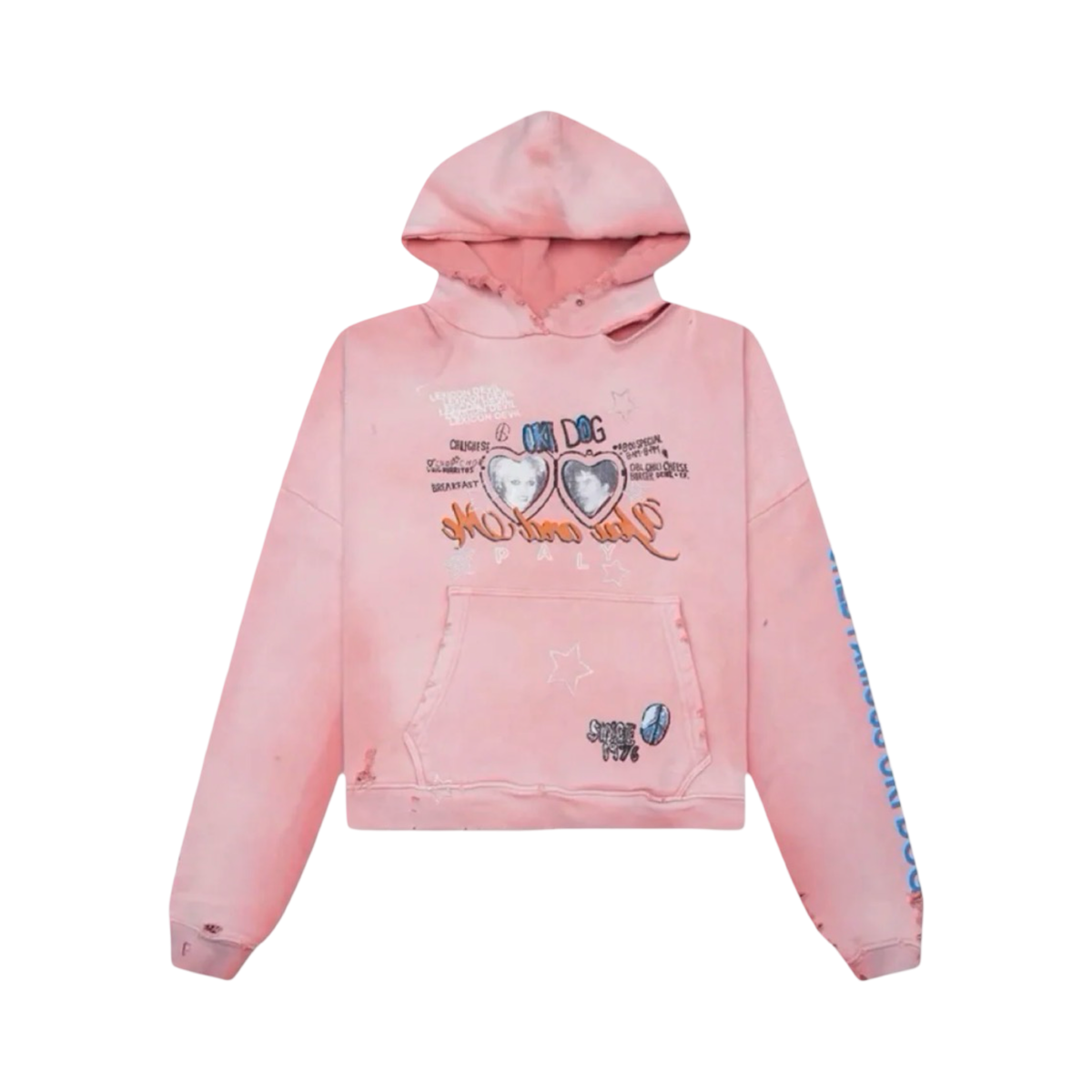 Paly Hollywood Oki Dog Hoodie Pink
