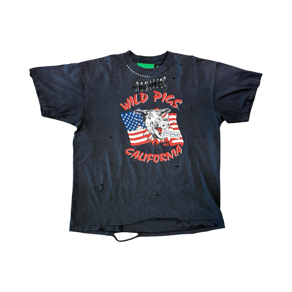 Poorparkerr  Wild Pig Tee Black 1 OF 1