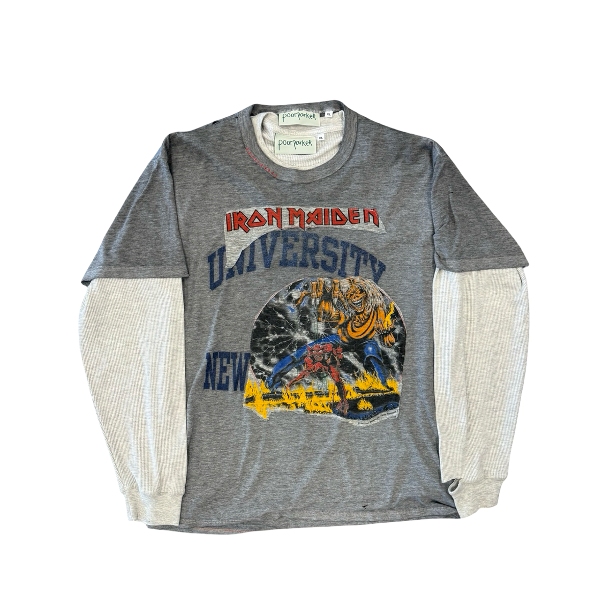 Poorparkerr Iron Maiden Thermal  Longsleeve 1 OF 1