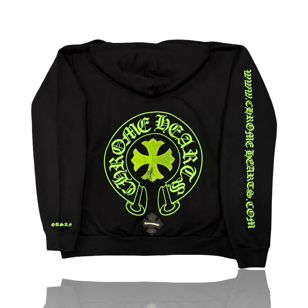 Chrome Hearts 1st Online Exclusive Hoodie Green (Signed By Richard Stark)