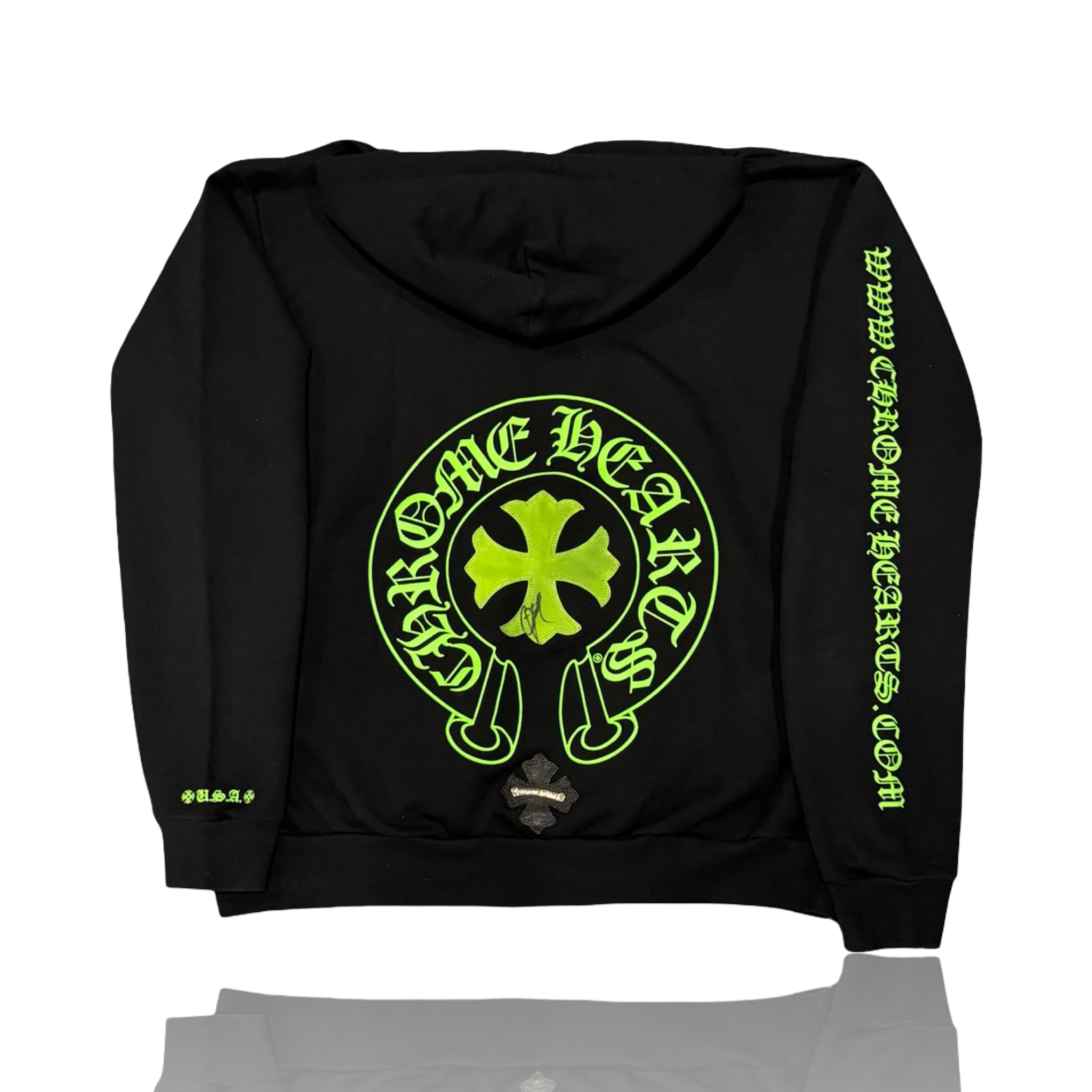 Chrome Hearts 1st Online Exclusive Hoodie Green (Signed By Richard Stark)