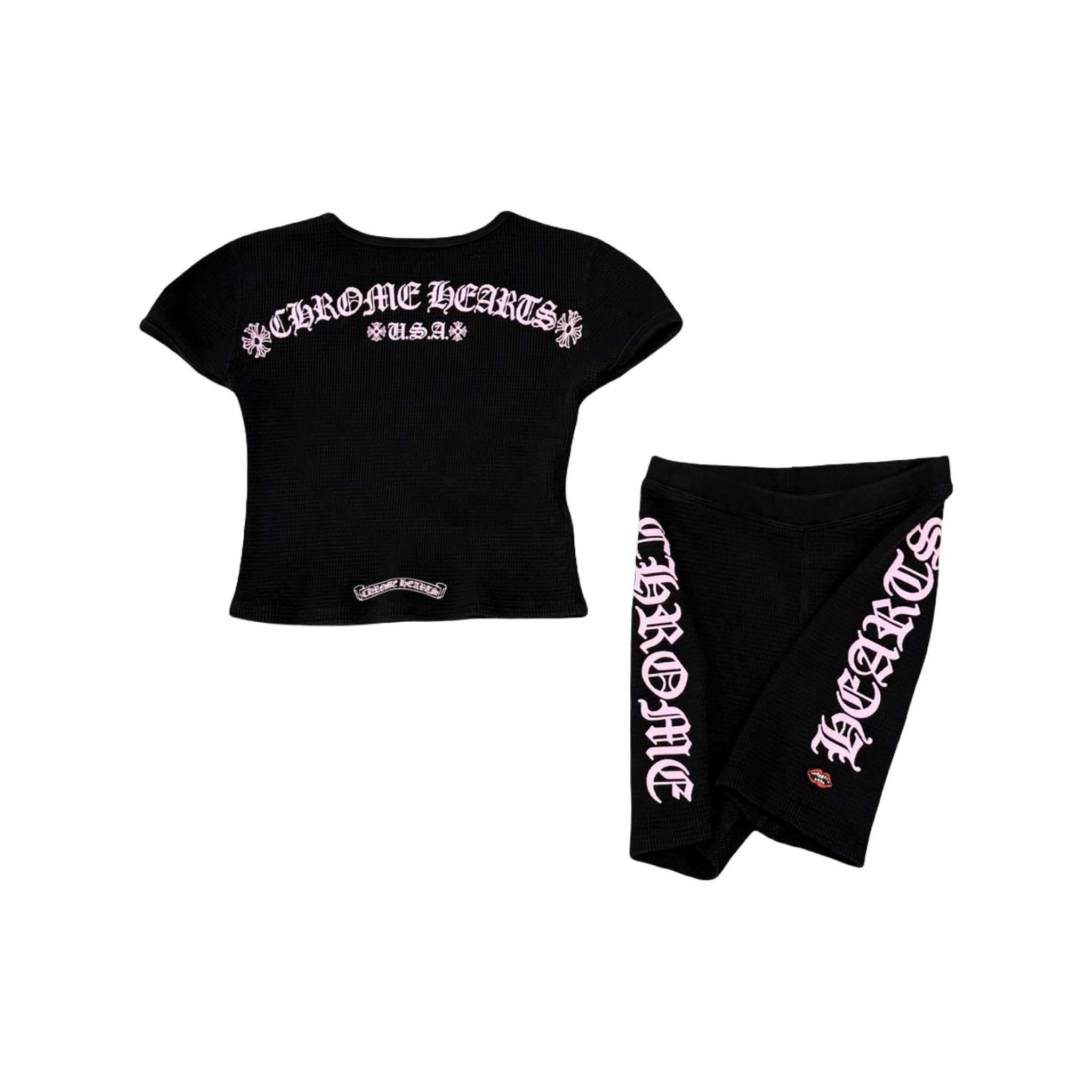 Chrome Hearts Black Chrome Matty Boy Biker Thermal Set