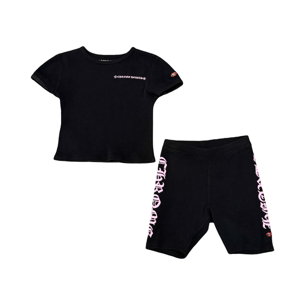 Chrome Hearts Black Chrome Matty Boy Biker Thermal Set