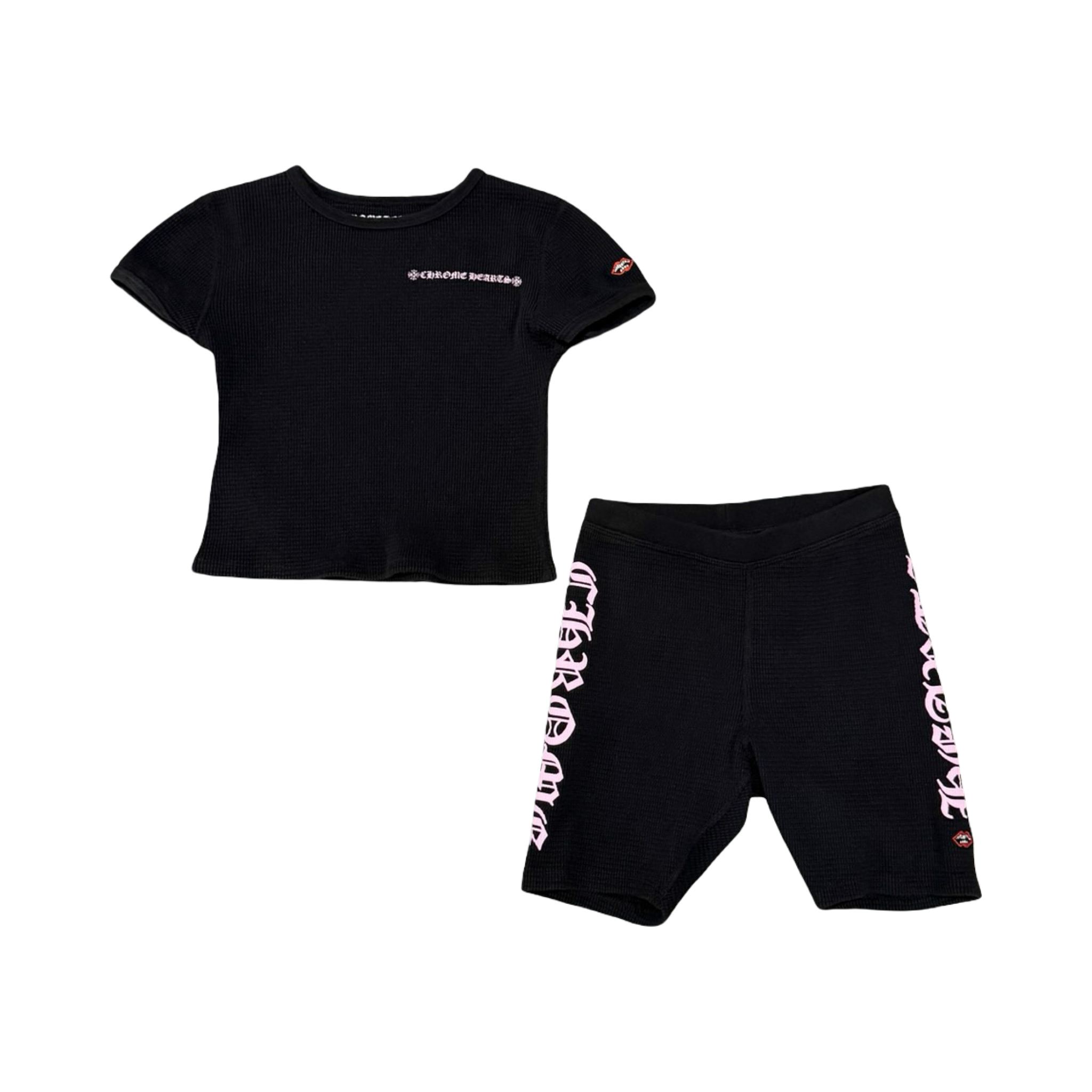 Chrome Hearts Black Chrome Matty Boy Biker Thermal Set