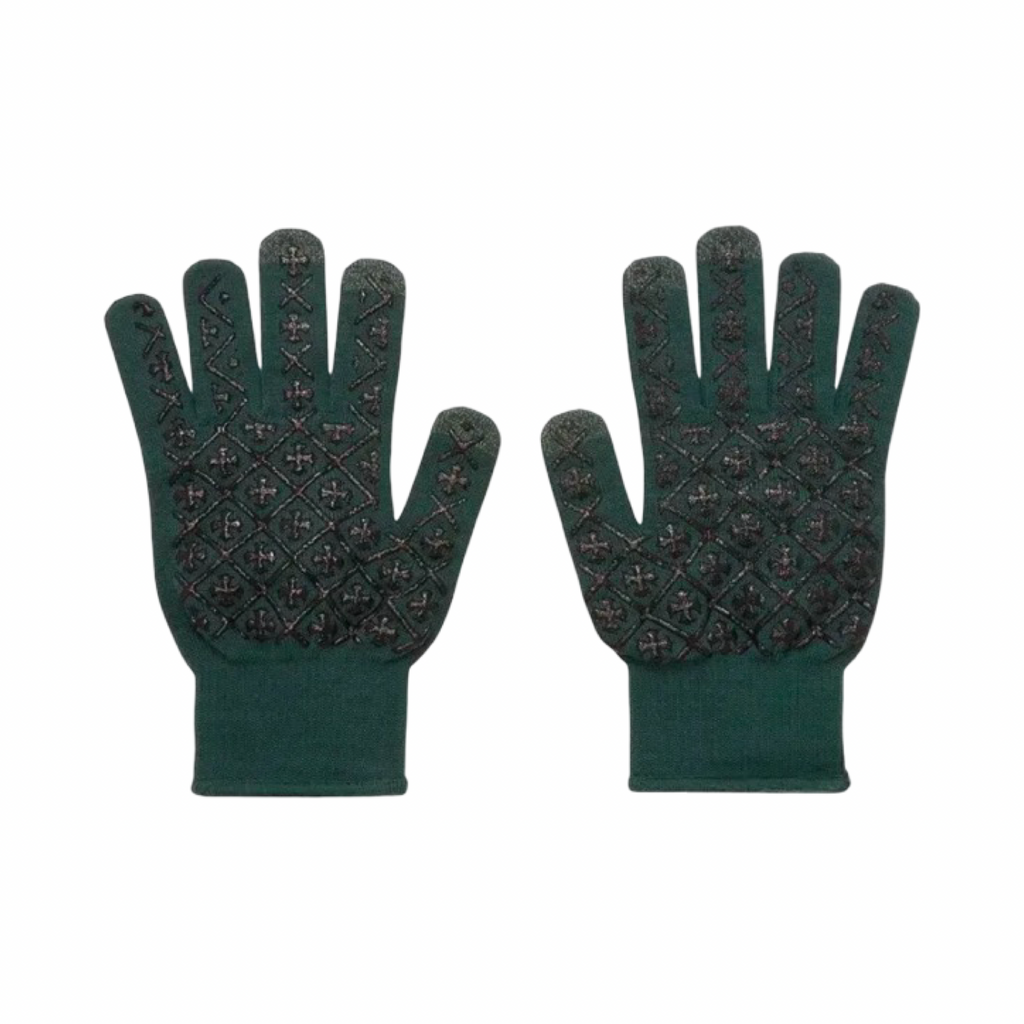 Chrome Hearts Green Worker Gloves