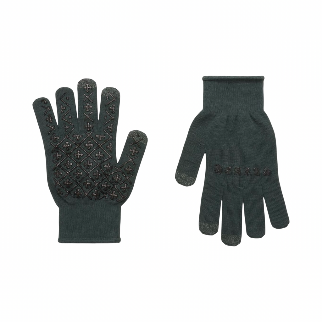 Chrome Hearts Green Worker Gloves