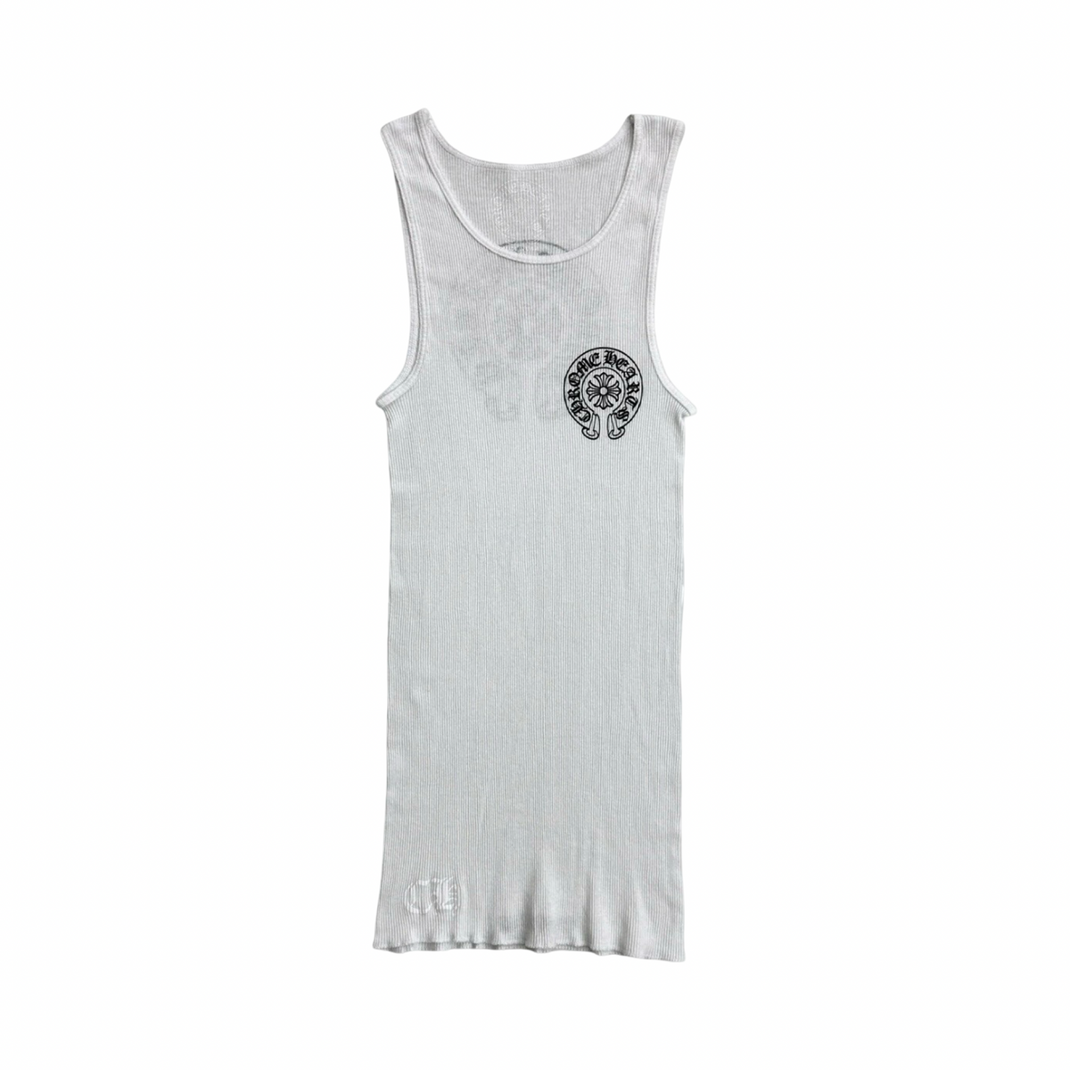 Chrome Hearts Horseshoe White Tank Top