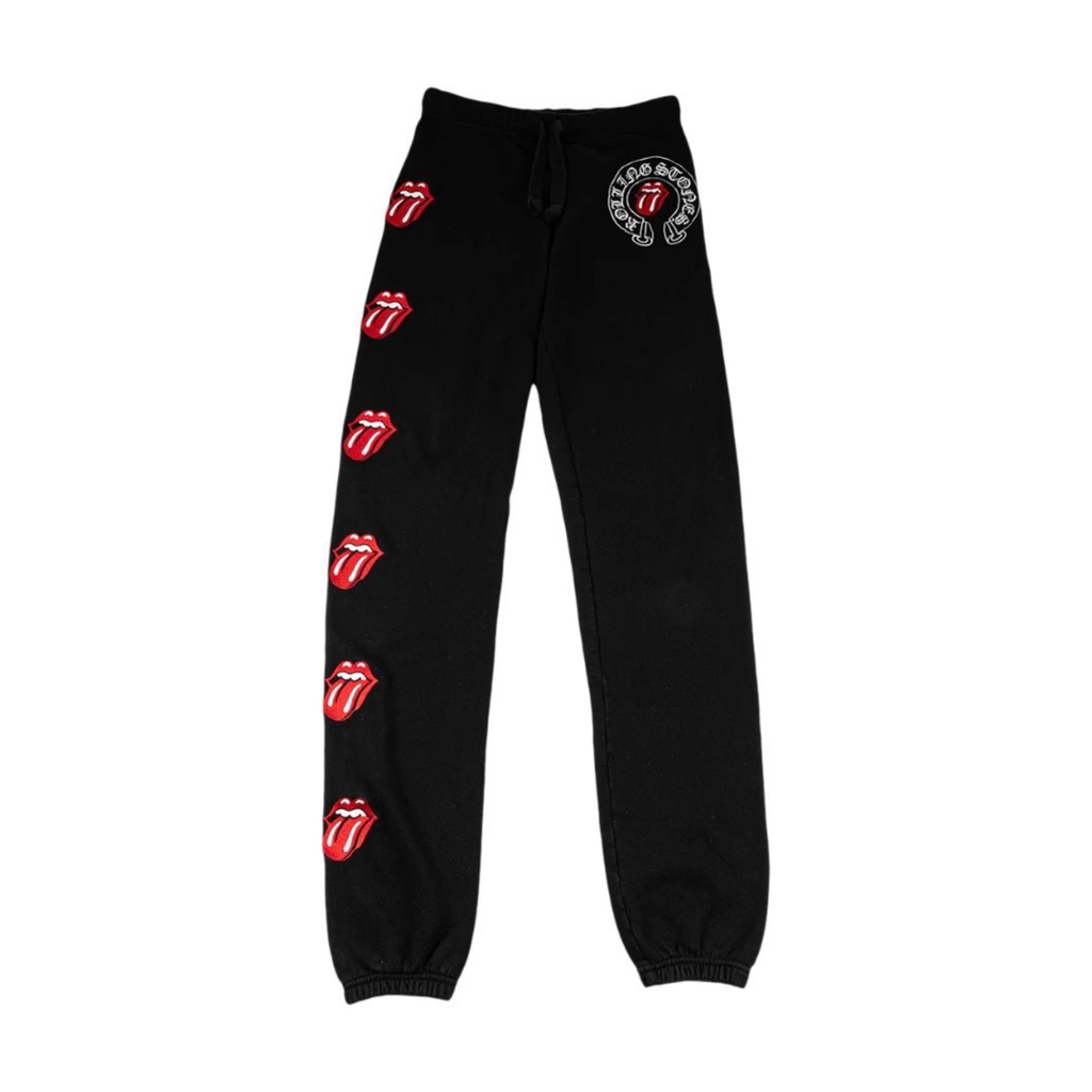 Chrome Hearts Rolling Stones Sweatpants Black/Red