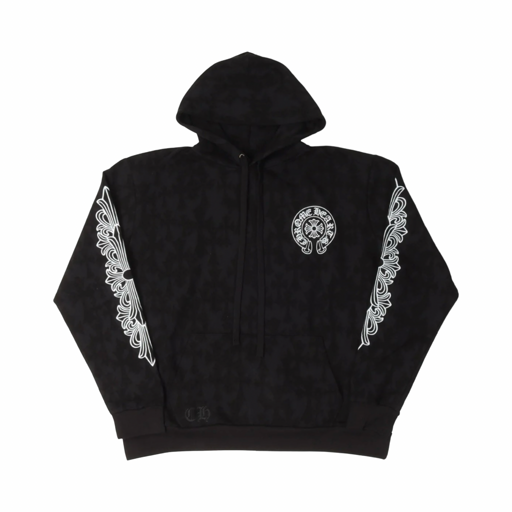 Chrome Hearts Horseshoe Logo Cemetery Hoodie