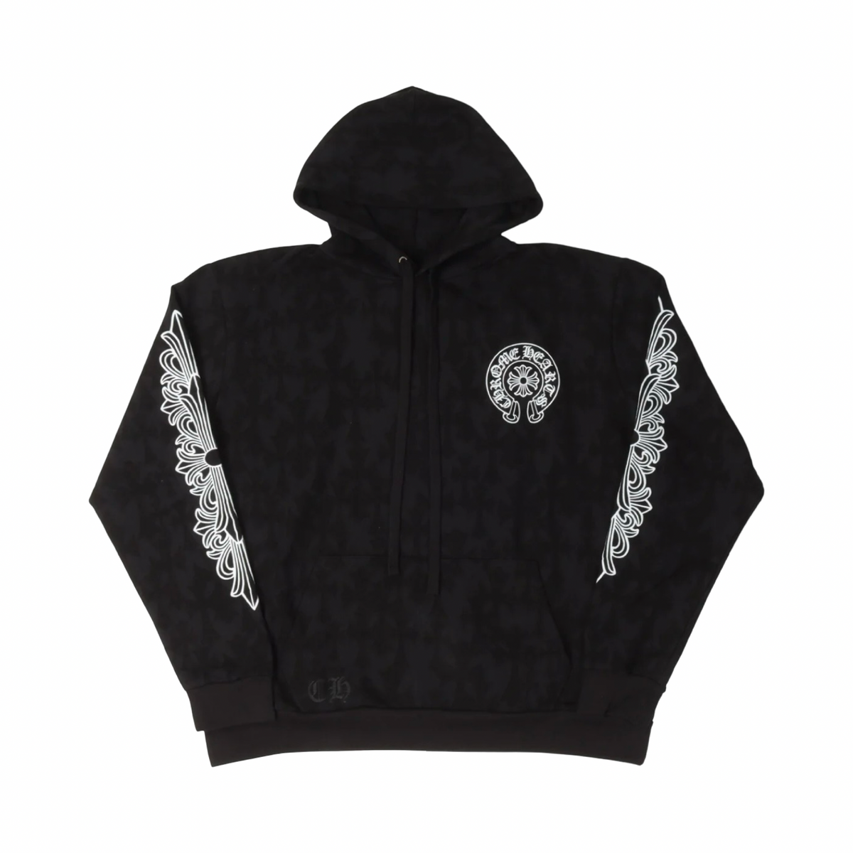 Chrome Hearts Horseshoe Logo Cemetery Hoodie